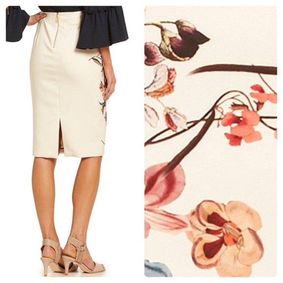 Antonio Melani Cedric Floral Pencil Skirt Size 4 NWT - Picture 2 of 16